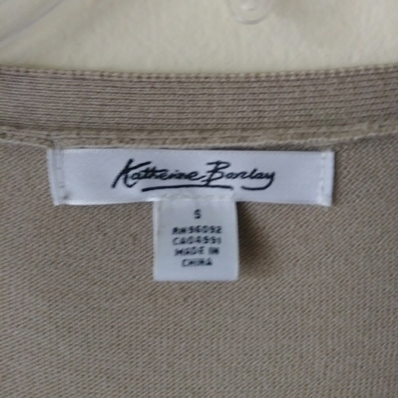 Katherine Barlay Tan lightweight  Cardigan - Picture 4 of 5